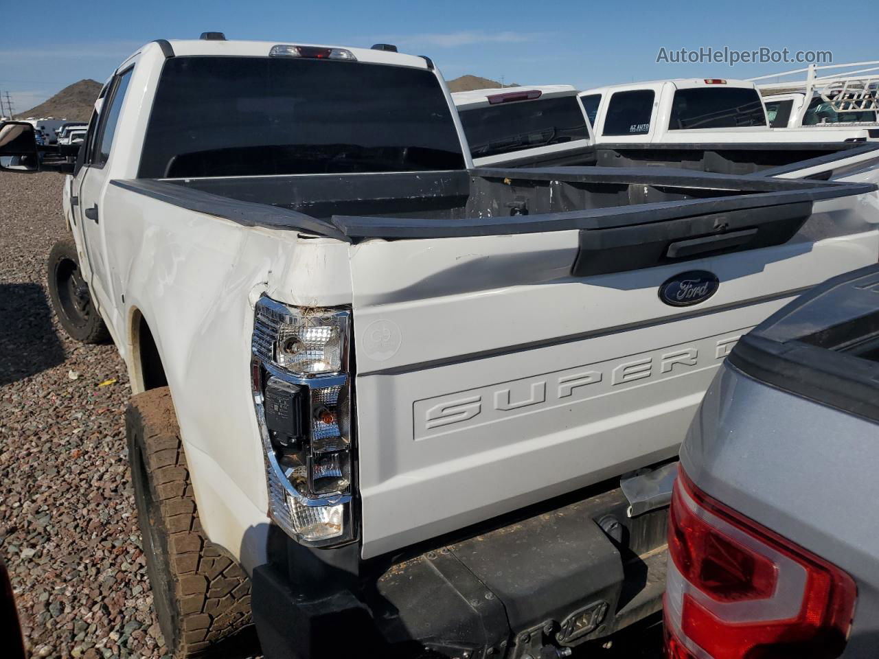 2020 Ford F250 Super Duty White vin: 1FT7W2BTXLEC23380