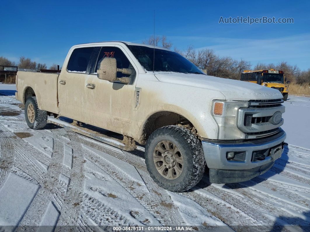 2020 Ford F-250 Xlt White vin: 1FT7W2BTXLEC46822