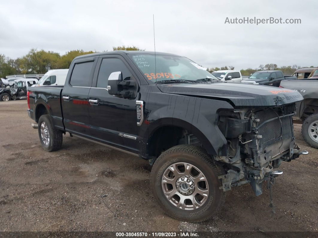 2020 Ford F-250 King Ranch Black vin: 1FT7W2BTXLED01043