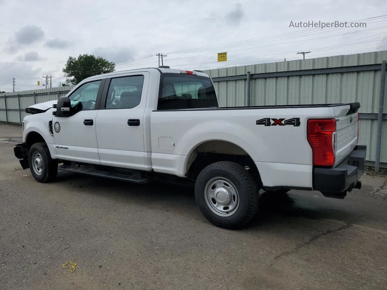 2020 Ford F250 Super Duty White vin: 1FT7W2BTXLEE37642