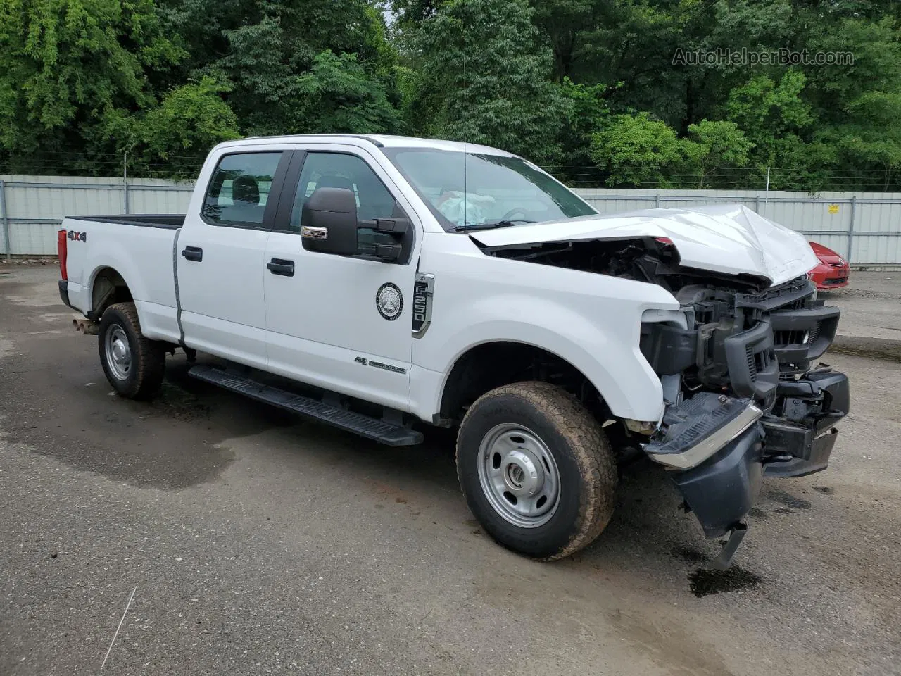 2020 Ford F250 Super Duty White vin: 1FT7W2BTXLEE37642