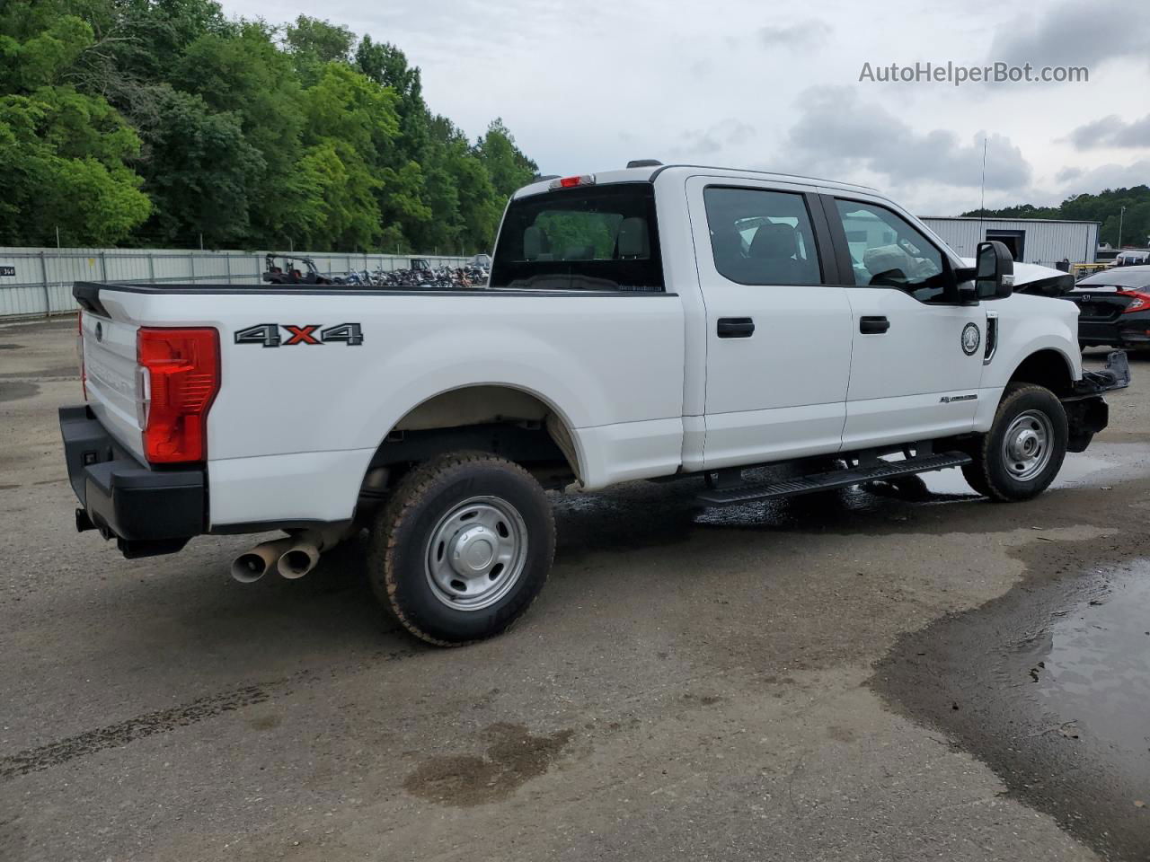 2020 Ford F250 Super Duty White vin: 1FT7W2BTXLEE37642