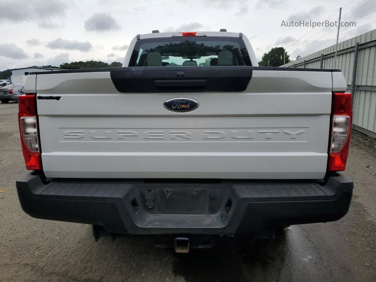 2020 Ford F250 Super Duty White vin: 1FT7W2BTXLEE37642