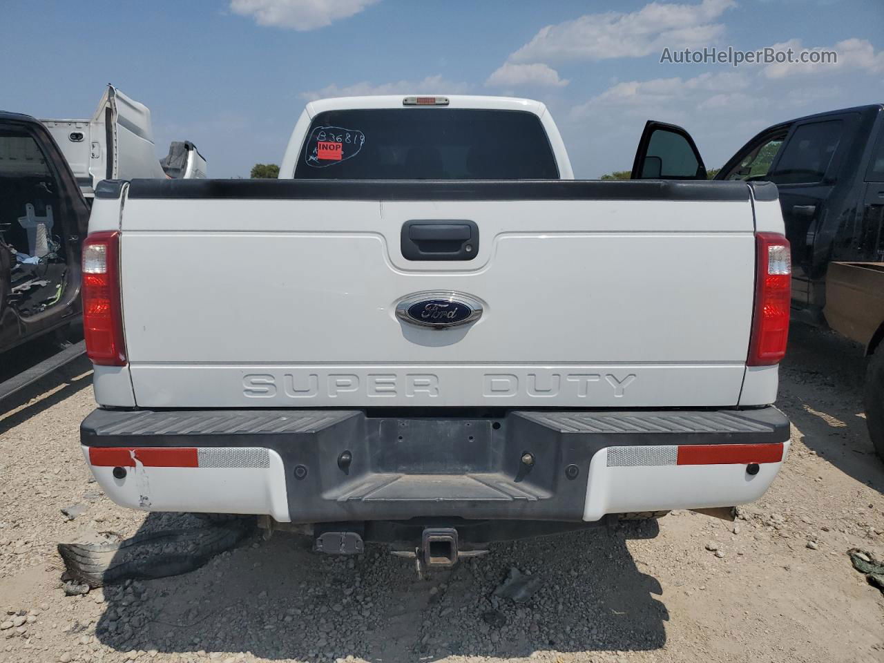 2014 Ford F350 Super Duty White vin: 1FT7W3AT5EEB36819