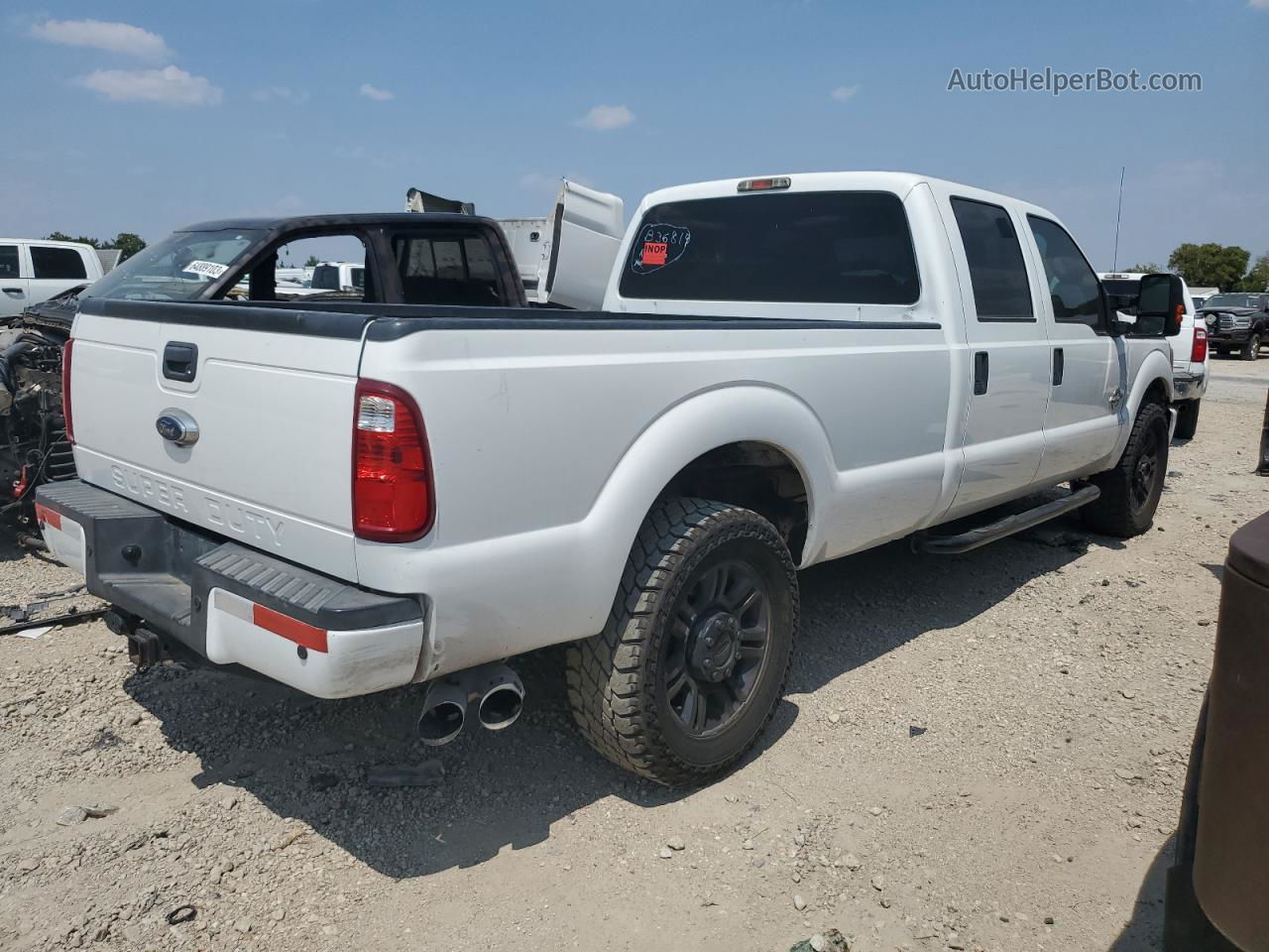 2014 Ford F350 Super Duty White vin: 1FT7W3AT5EEB36819