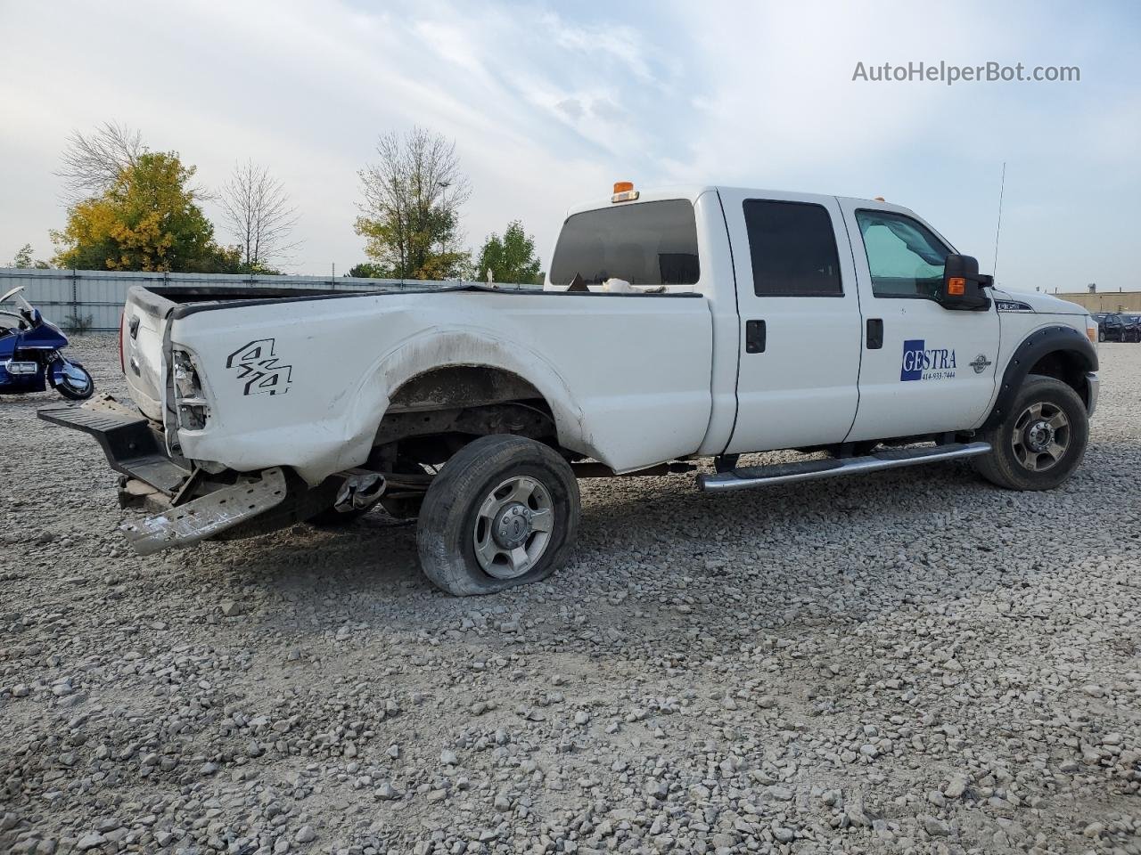 2016 Ford F350 Super Duty White vin: 1FT7W3BT8GED33744