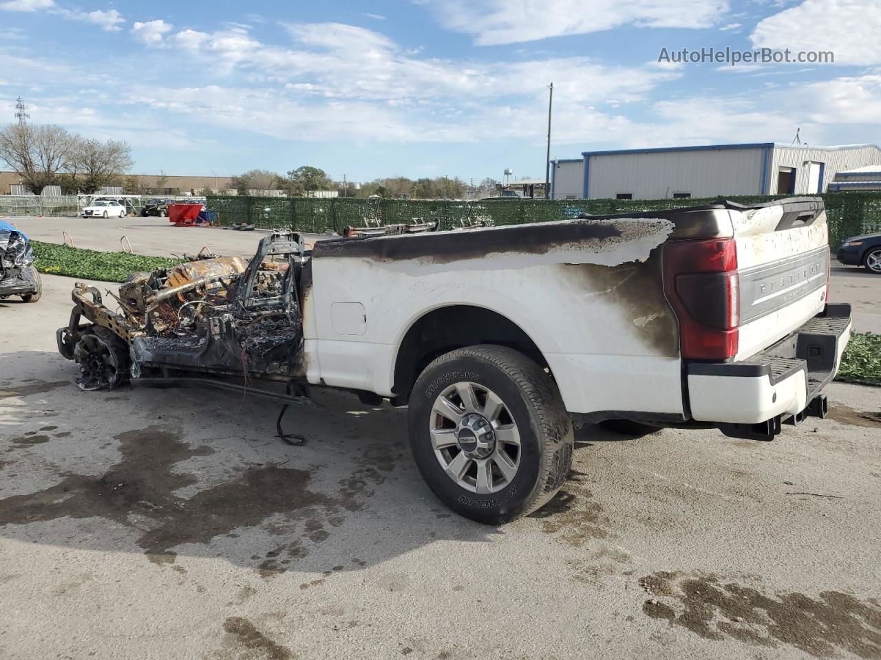 2020 Ford F350 Super Duty White vin: 1FT7W3BT8LEC99766