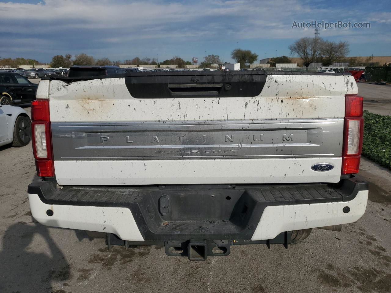 2020 Ford F350 Super Duty White vin: 1FT7W3BT8LEC99766