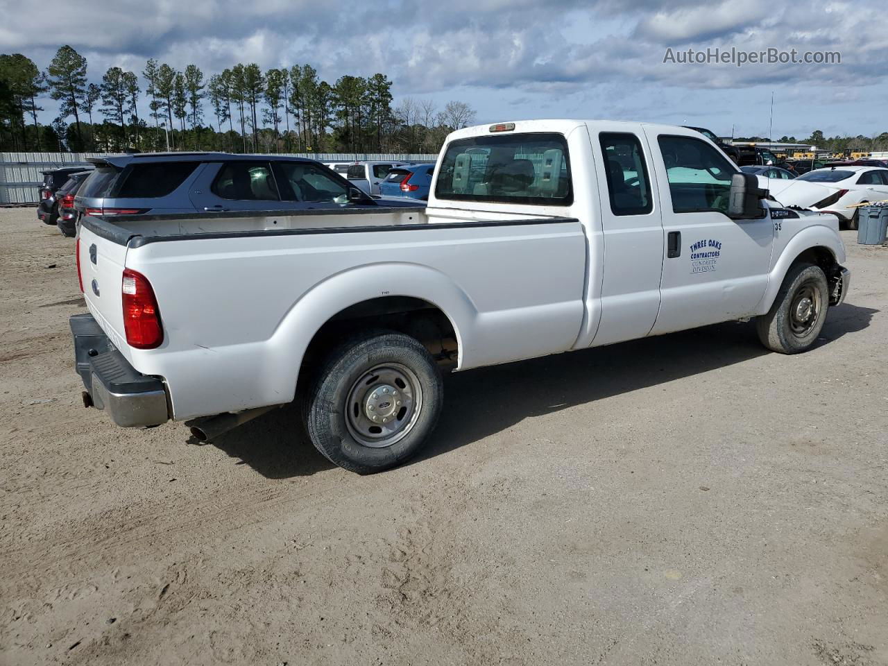 2016 Ford F250 Super Duty White vin: 1FT7X2A67GEA87966