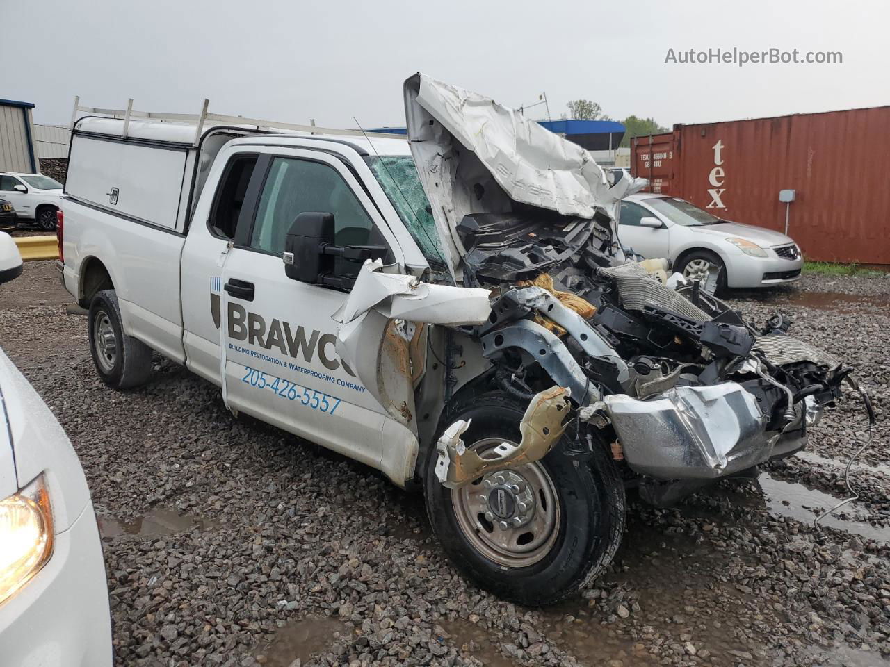 2020 Ford F250 Super Duty White vin: 1FT7X2A69LEE22655