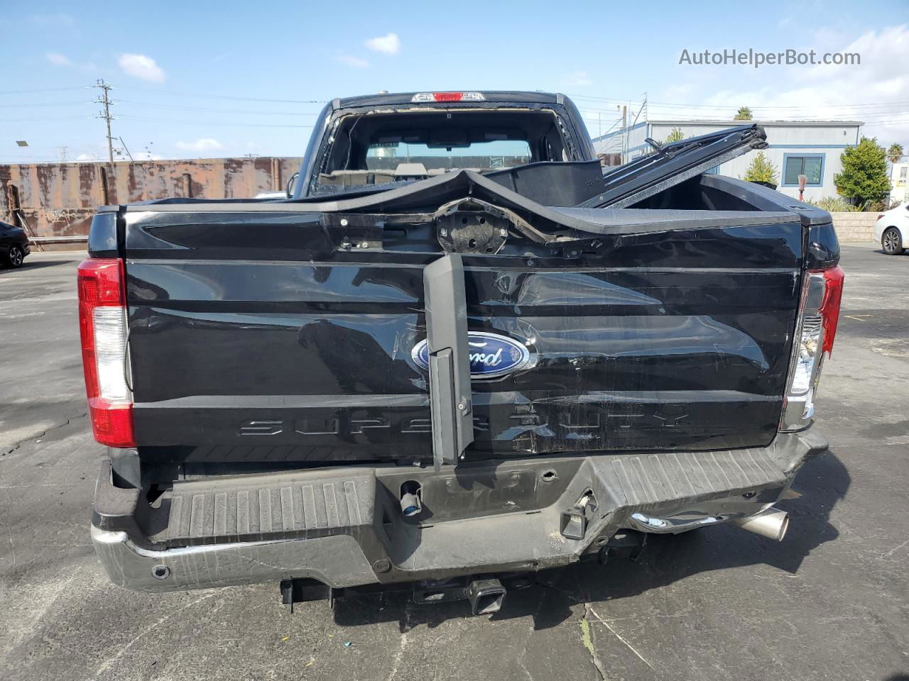 2018 Ford F250 Super Duty Black vin: 1FT7X2A6XJEB36276