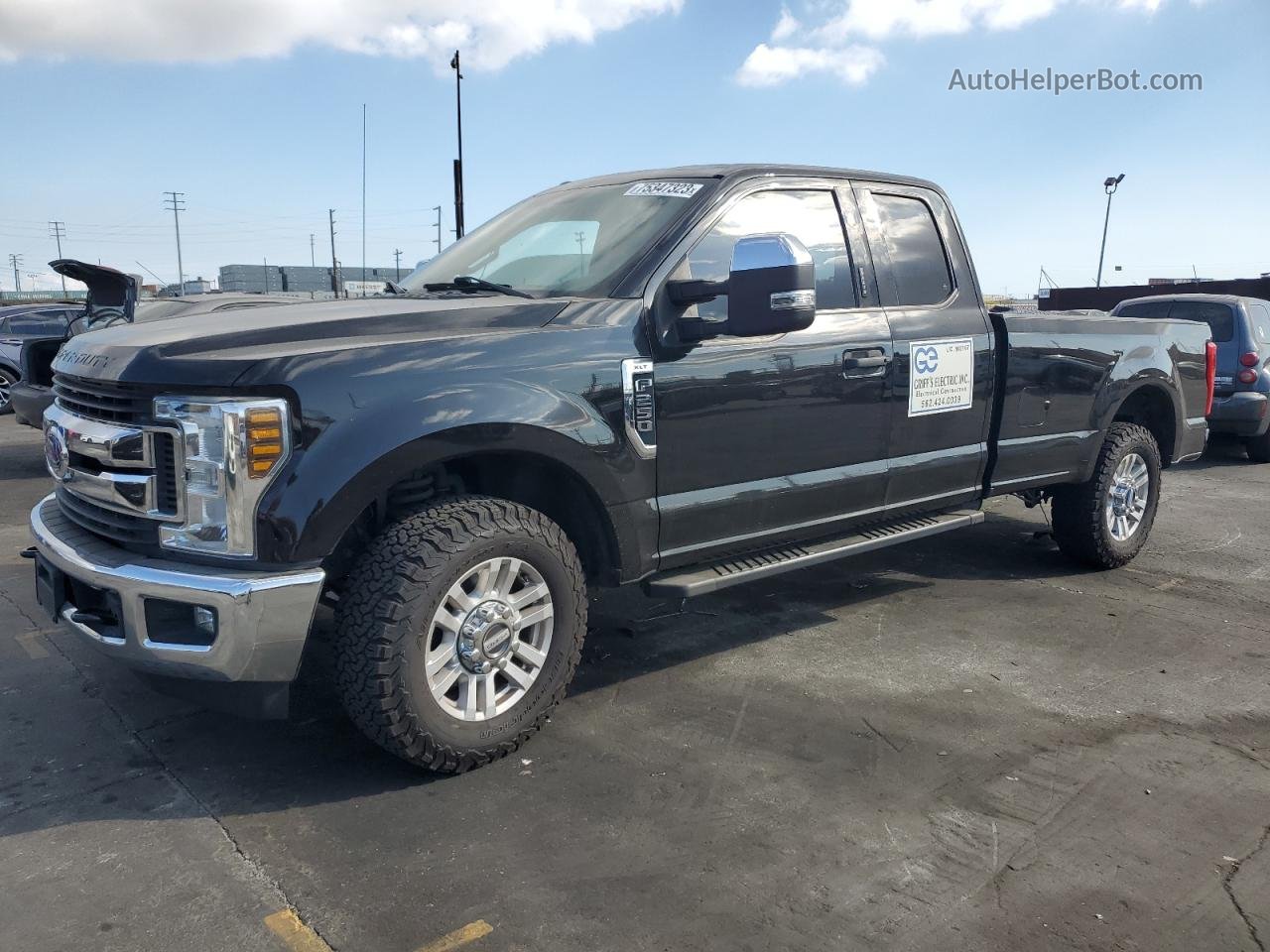 2018 Ford F250 Super Duty Black vin: 1FT7X2A6XJEB36276