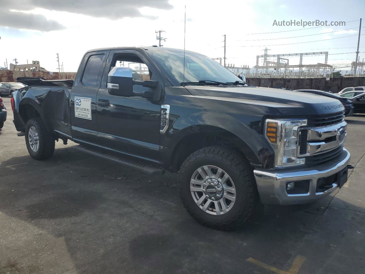 2018 Ford F250 Super Duty Black vin: 1FT7X2A6XJEB36276