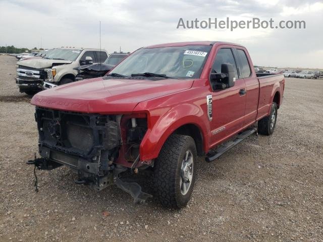 2020 Ford F250 Super Duty Red vin: 1FT7X2AT1LEC31186