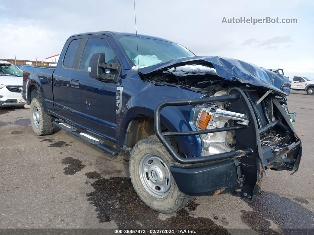 2020 Ford F-250 Xl Blue vin: 1FT7X2B62LED78982