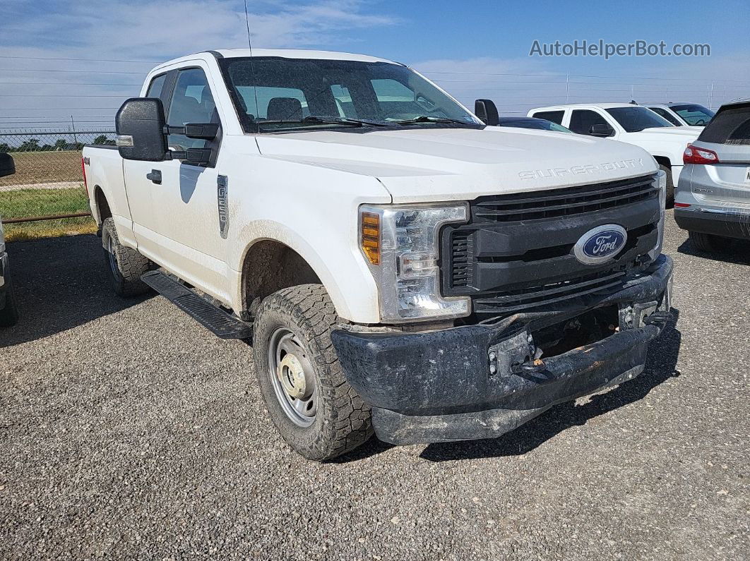 2018 Ford Super Duty F-250 Srw Xl/xlt/lariat White vin: 1FT7X2B63JEC63028