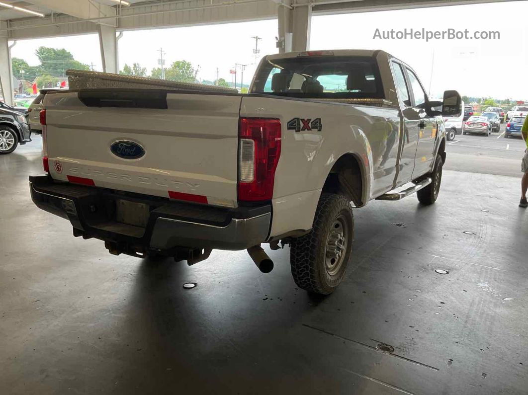 2018 Ford Super Duty F-250 Srw Xl/xlt/lariat White vin: 1FT7X2B64JEC88262