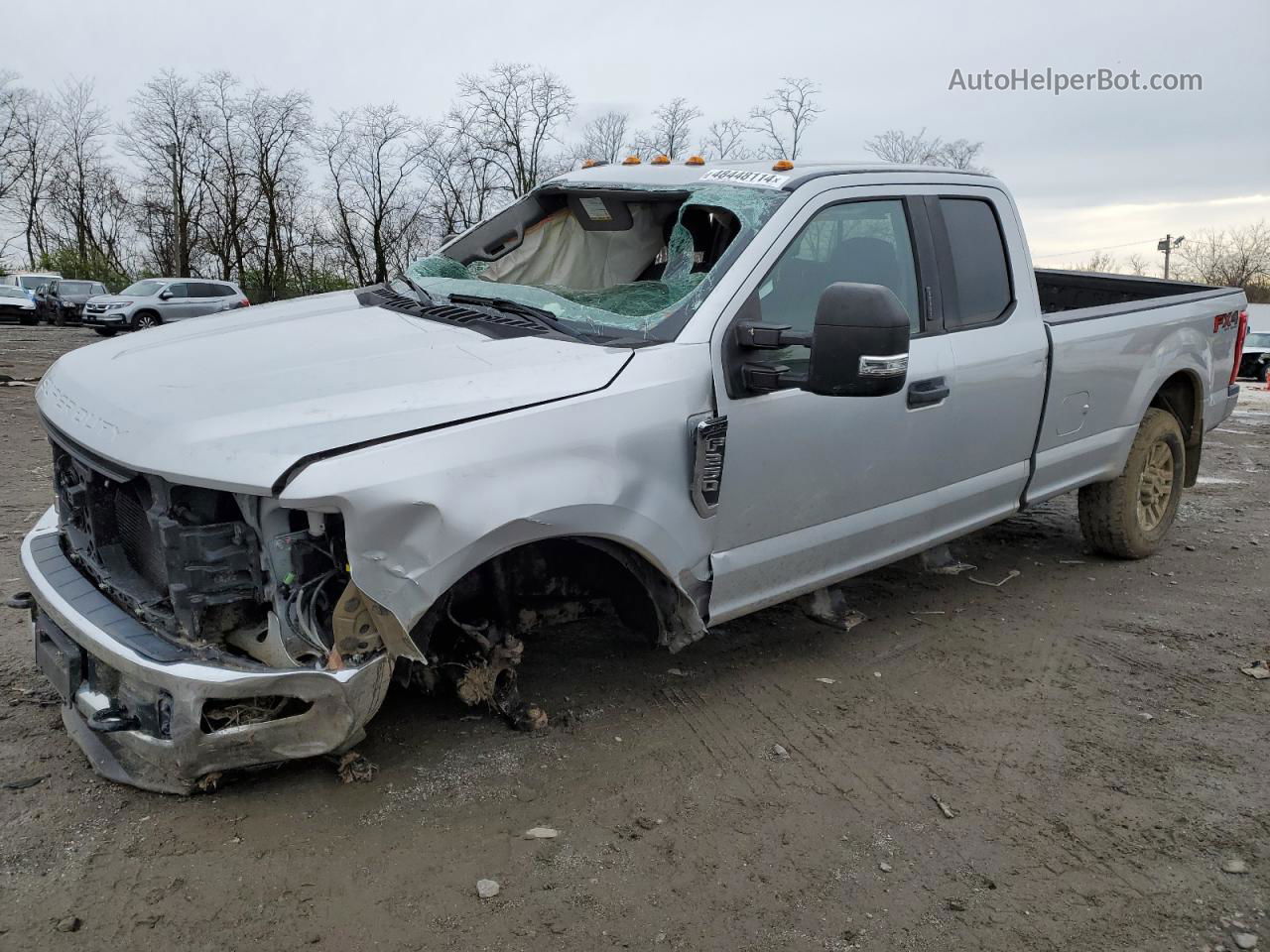 2018 Ford F250 Super Duty Silver vin: 1FT7X2B6XJEC87729