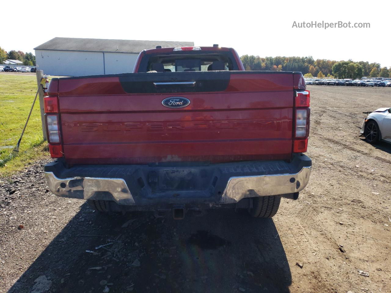 2020 Ford F250 Super Duty Red vin: 1FT7X2B6XLED30999