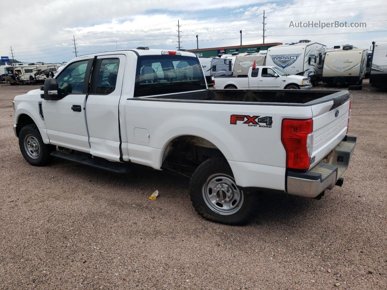 2020 Ford F250 Super Duty White vin: 1FT7X2BN8LEC24543