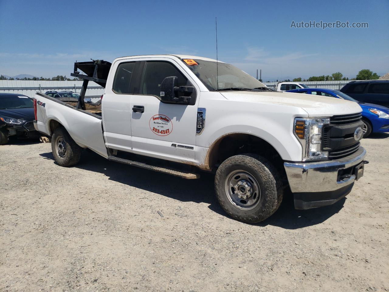 2018 Ford F250 Super Duty Белый vin: 1FT7X2BT0JED01613