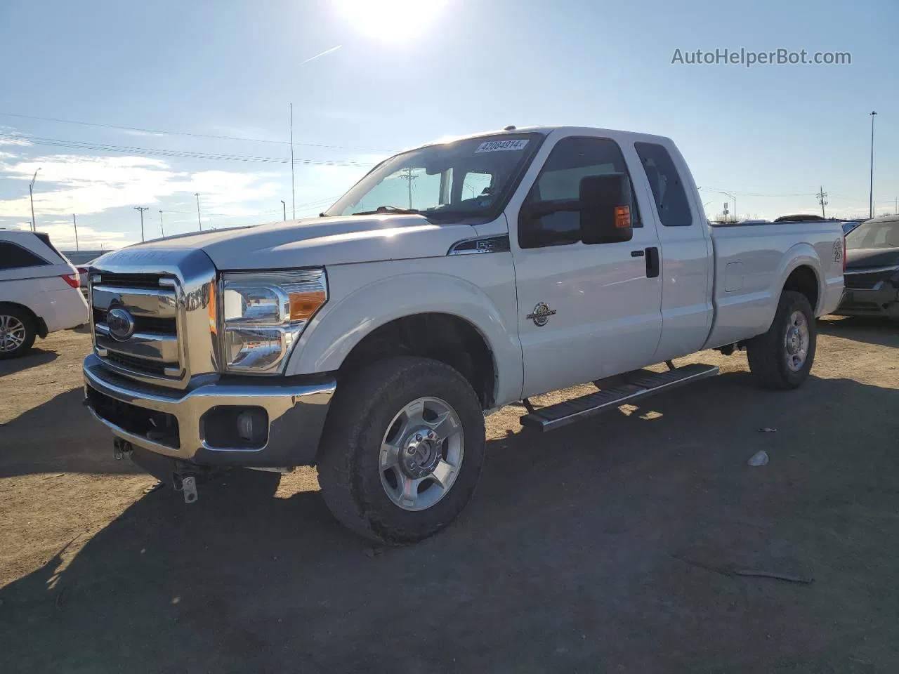 2015 Ford F250 Super Duty Белый vin: 1FT7X2BT2FEC46038