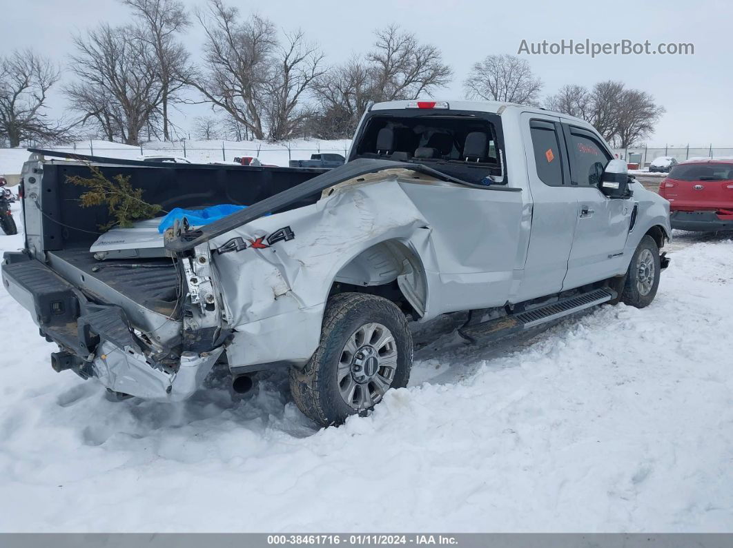 2018 Ford F-250 Lariat Silver vin: 1FT7X2BT4JEB50906