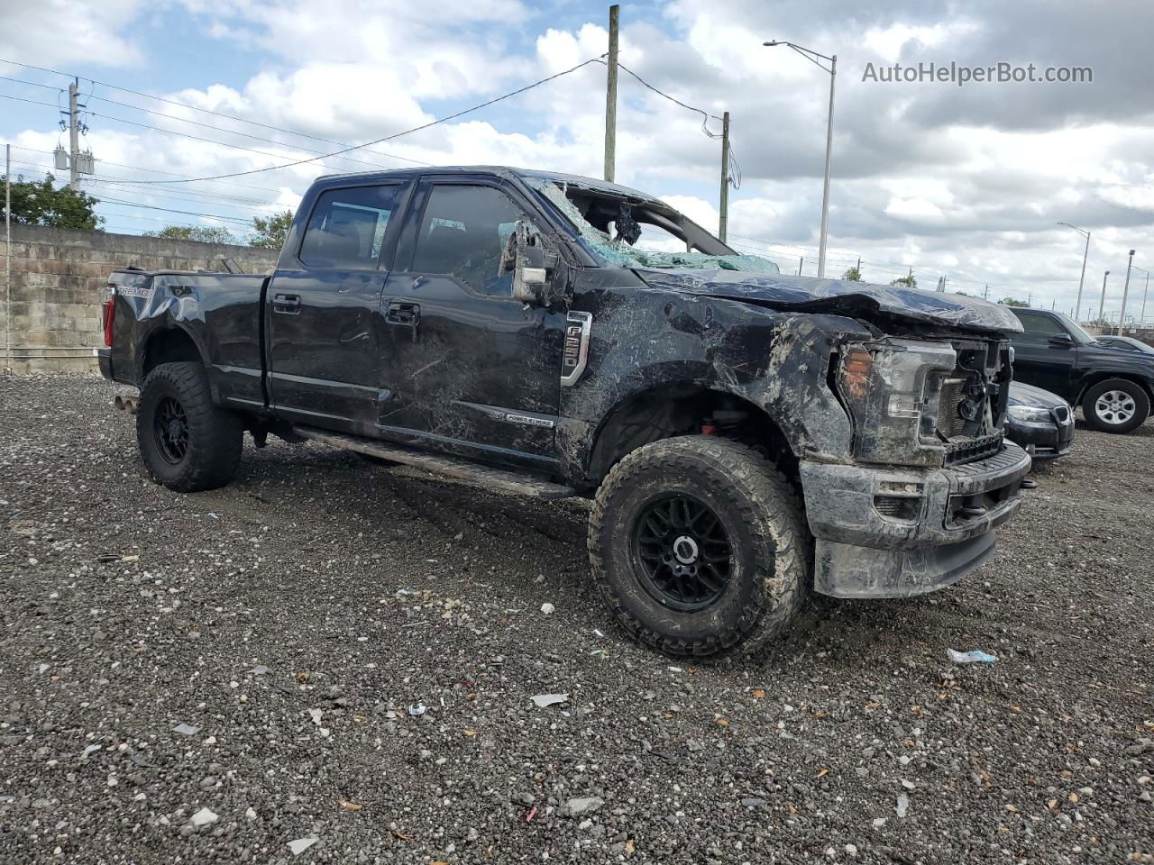 2020 Ford F250 Super Duty Black vin: 1FT8W2BT1LEC97369