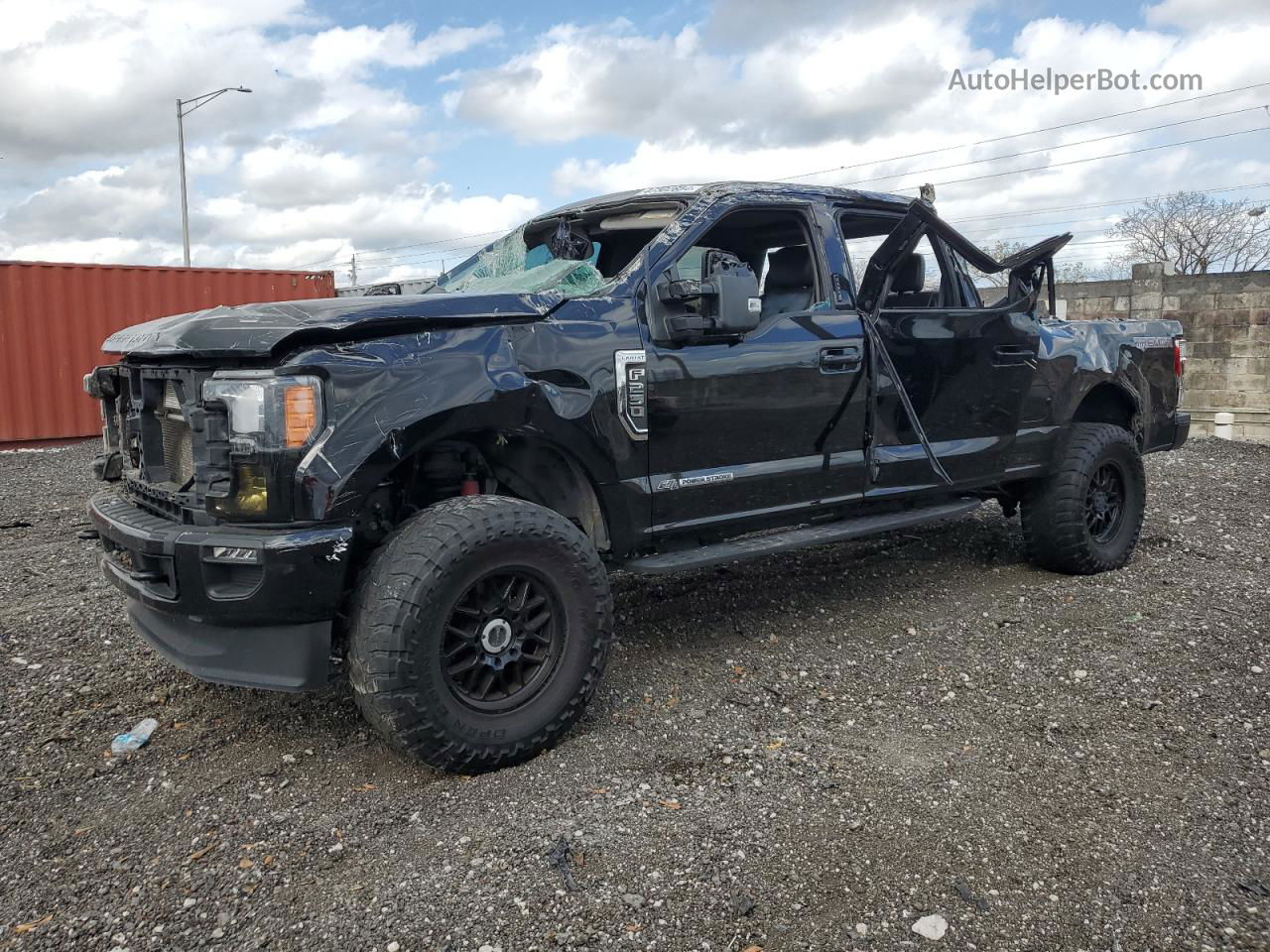 2020 Ford F250 Super Duty Черный vin: 1FT8W2BT1LEC97369