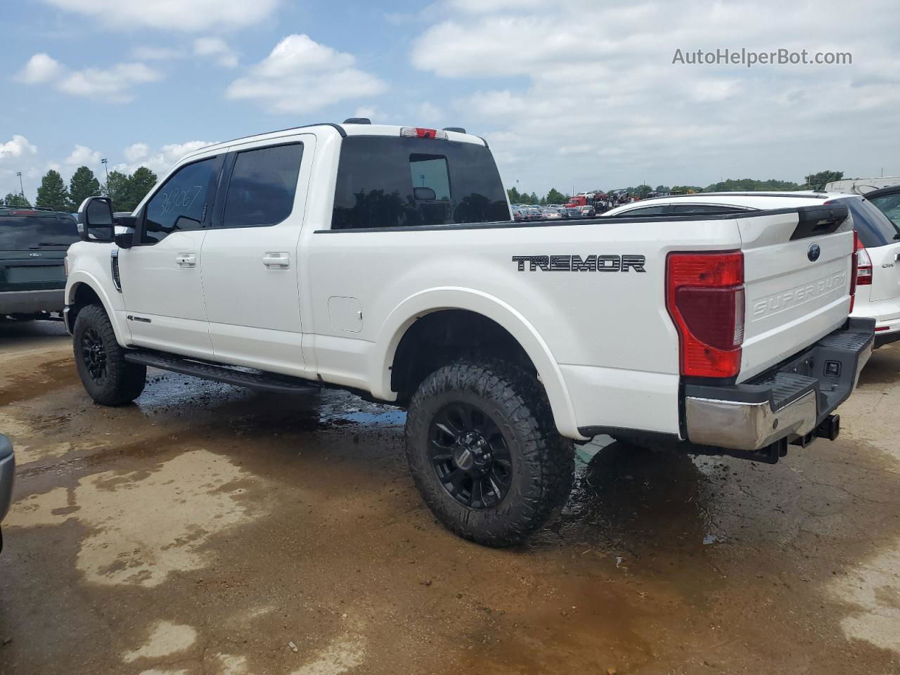 2020 Ford F250 Super Duty White vin: 1FT8W2BT1LEE25206