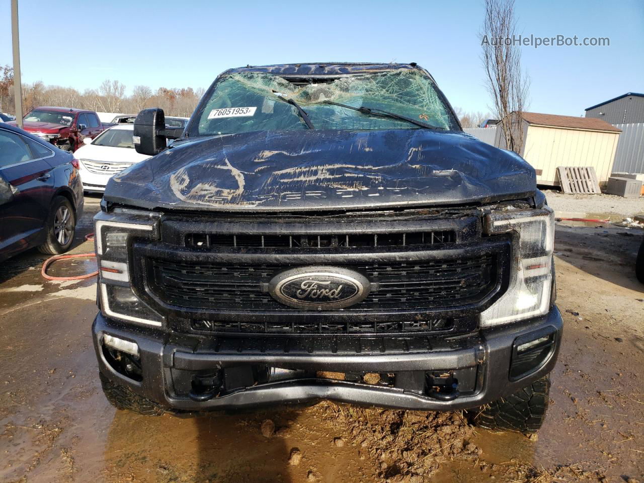 2020 Ford F250 Super Duty Gray vin: 1FT8W2BT3LEE17561