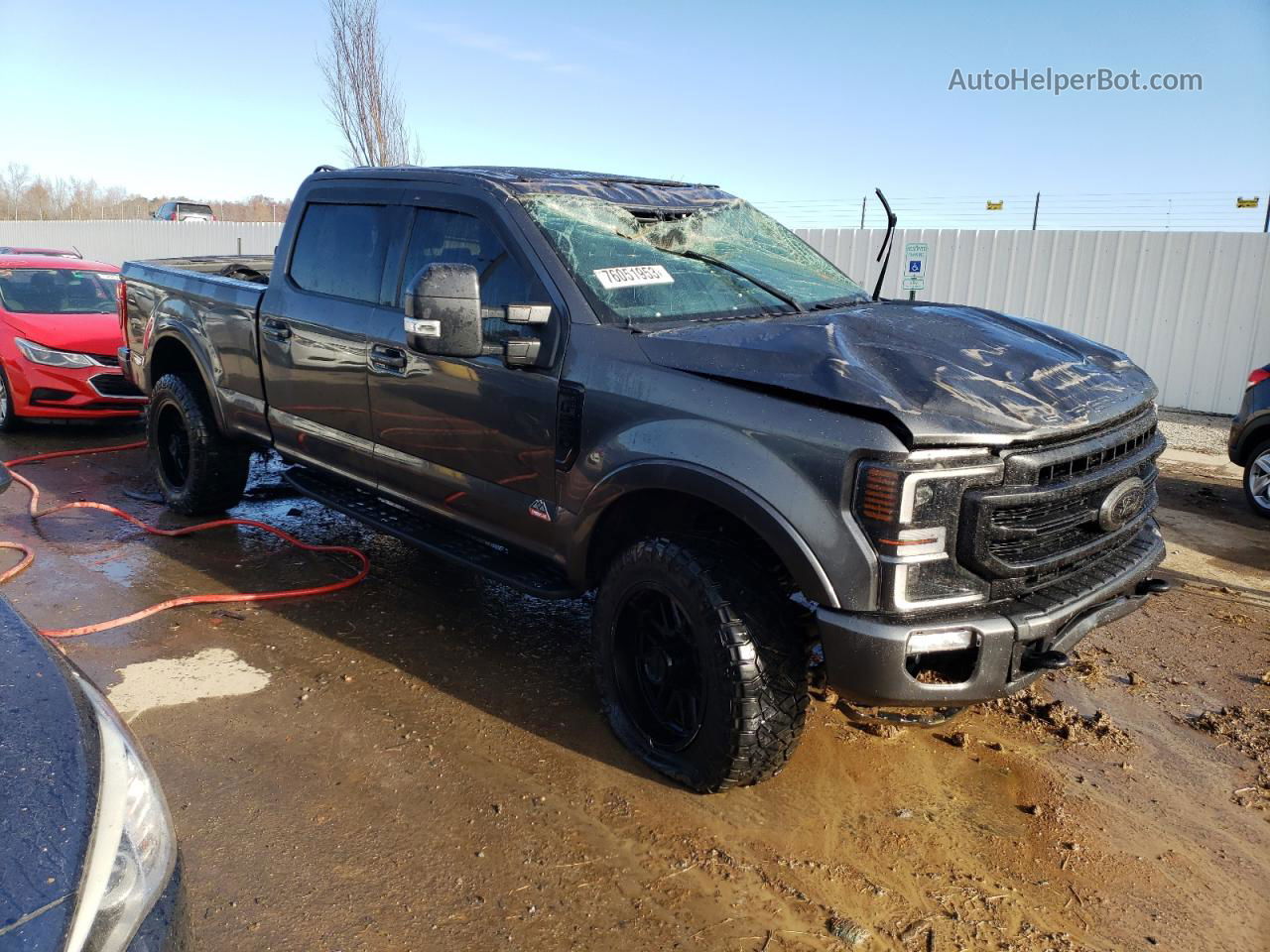 2020 Ford F250 Super Duty Gray vin: 1FT8W2BT3LEE17561