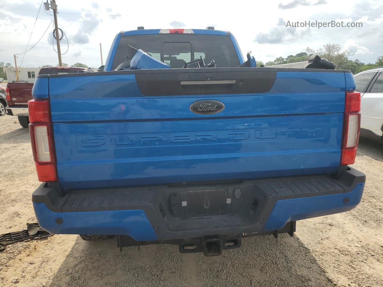 2020 Ford F250 Super Duty Blue vin: 1FT8W2BT5LEC20133