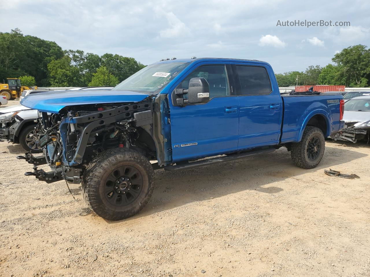 2020 Ford F250 Super Duty Blue vin: 1FT8W2BT5LEC20133