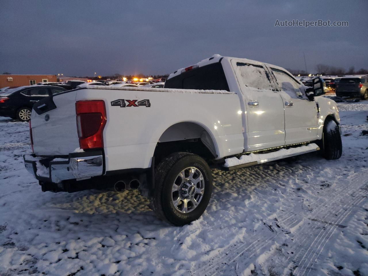 2020 Ford F250 Super Duty White vin: 1FT8W2BT5LED46346