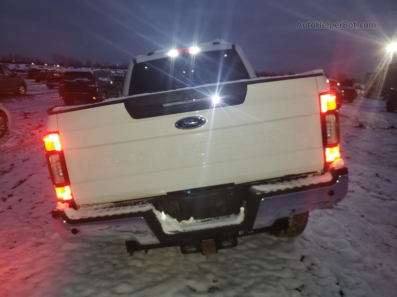 2020 Ford F250 Super Duty White vin: 1FT8W2BT5LED46346