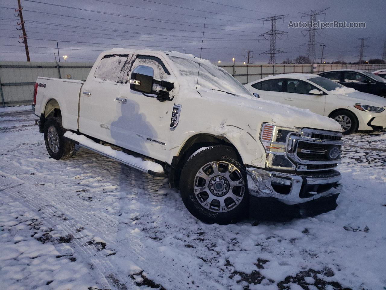 2020 Ford F250 Super Duty Белый vin: 1FT8W2BT5LED46346