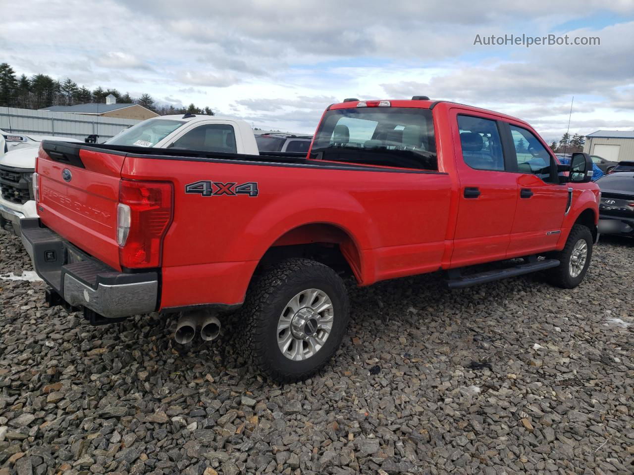 2020 Ford F250 Super Duty Red vin: 1FT8W2BT6LEC36132