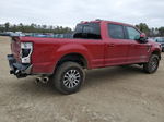 2020 Ford F250 Super Duty Red vin: 1FT8W2BT7LEC68006