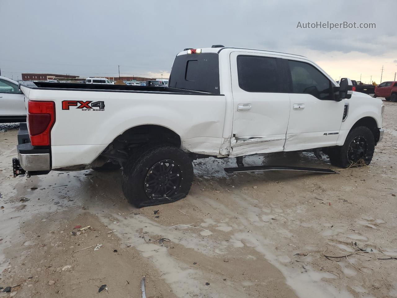 2020 Ford F250 Super Duty White vin: 1FT8W2BT8LEC42434