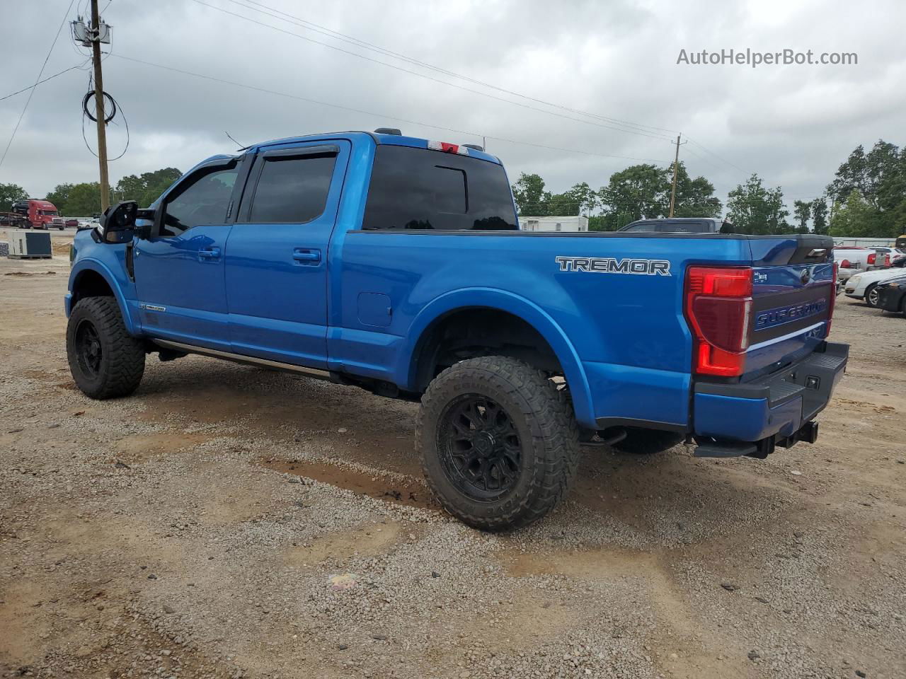 2020 Ford F250 Super Duty Blue vin: 1FT8W2BT8LEC67723