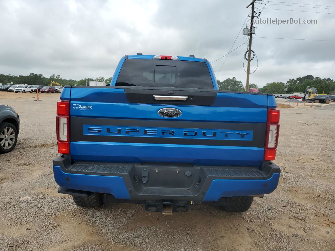 2020 Ford F250 Super Duty Blue vin: 1FT8W2BT8LEC67723