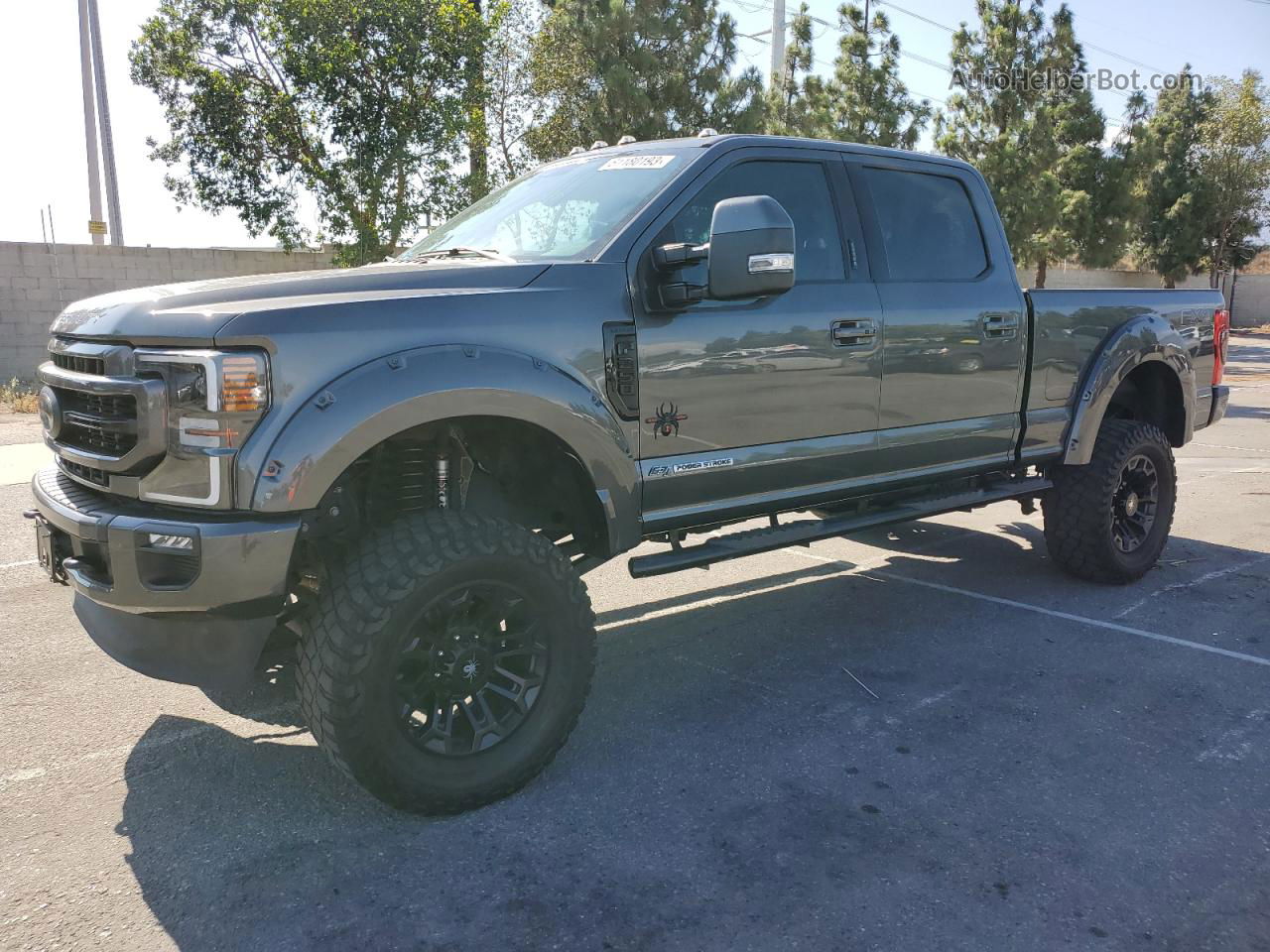 2020 Ford F250 Super Duty Gray vin: 1FT8W2BT9LEE34378