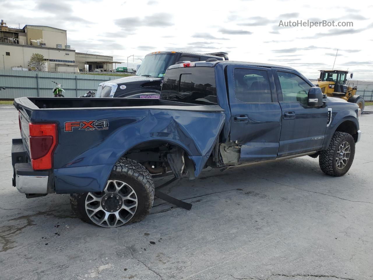 2020 Ford F250 Super Duty Blue vin: 1FT8W2BTXLEC59638