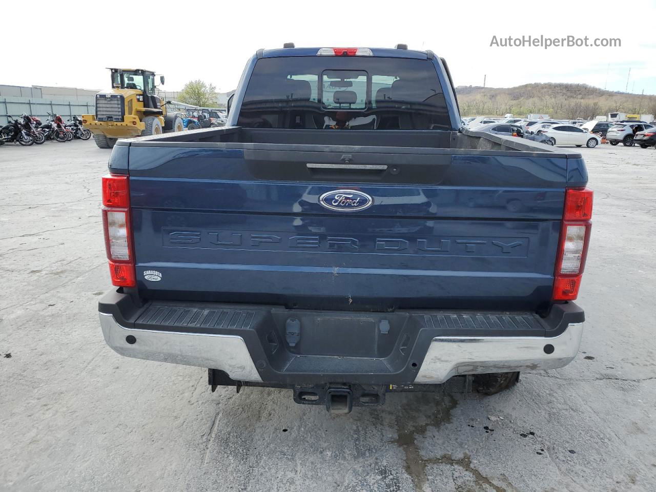 2020 Ford F250 Super Duty Blue vin: 1FT8W2BTXLEC59638