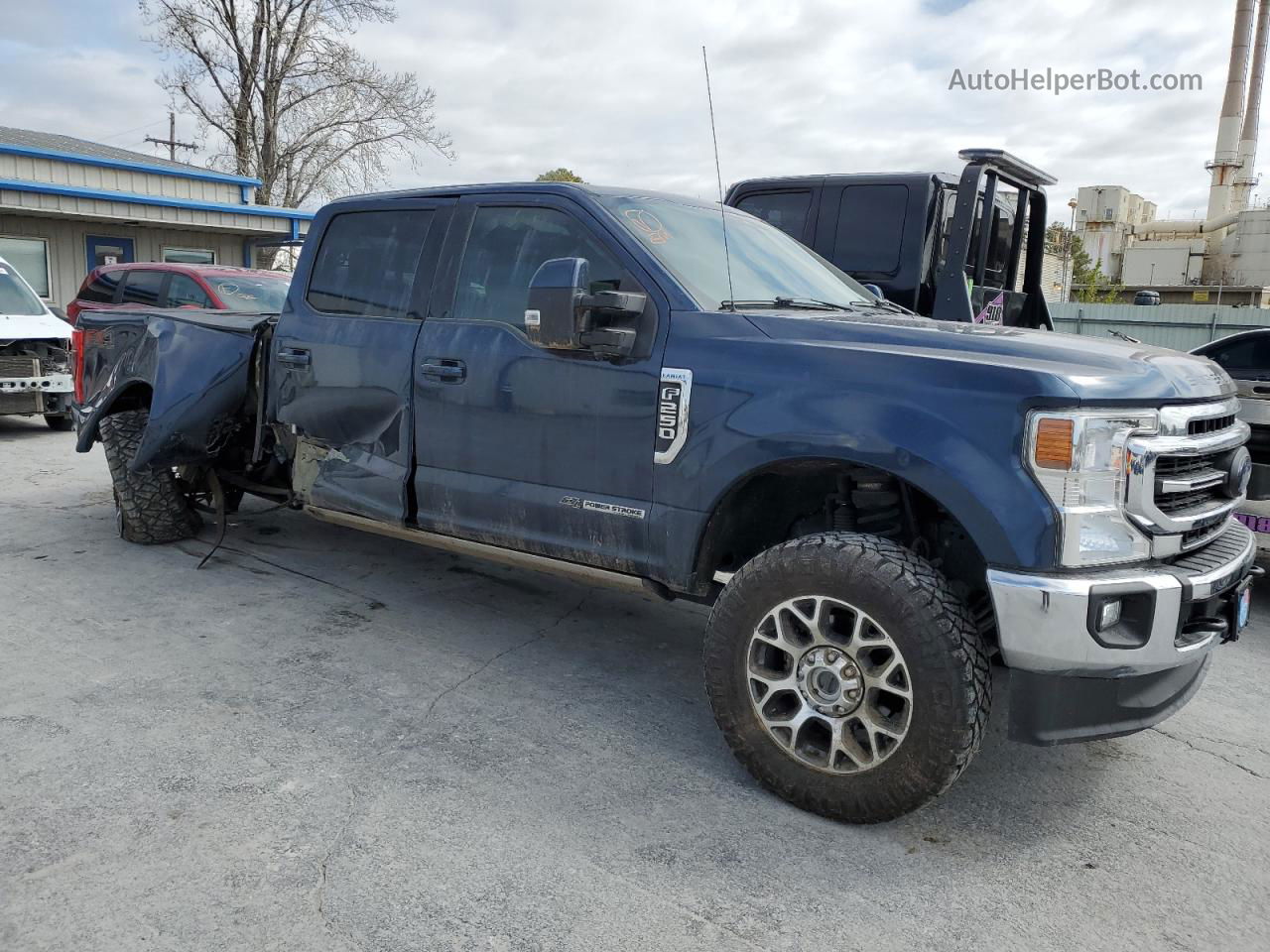 2020 Ford F250 Super Duty Синий vin: 1FT8W2BTXLEC59638