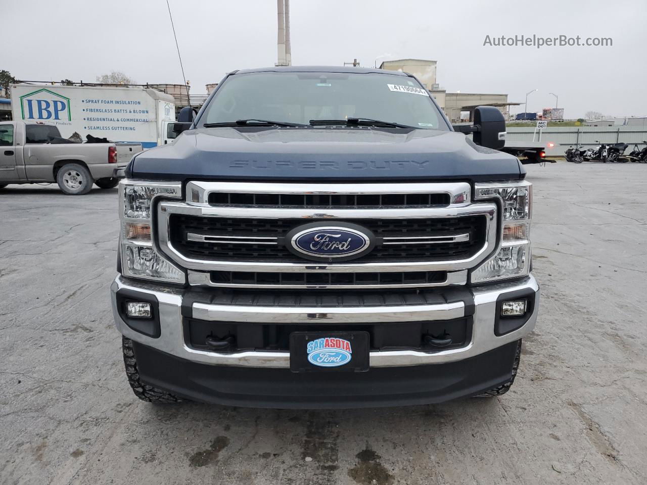 2020 Ford F250 Super Duty Синий vin: 1FT8W2BTXLEC59638