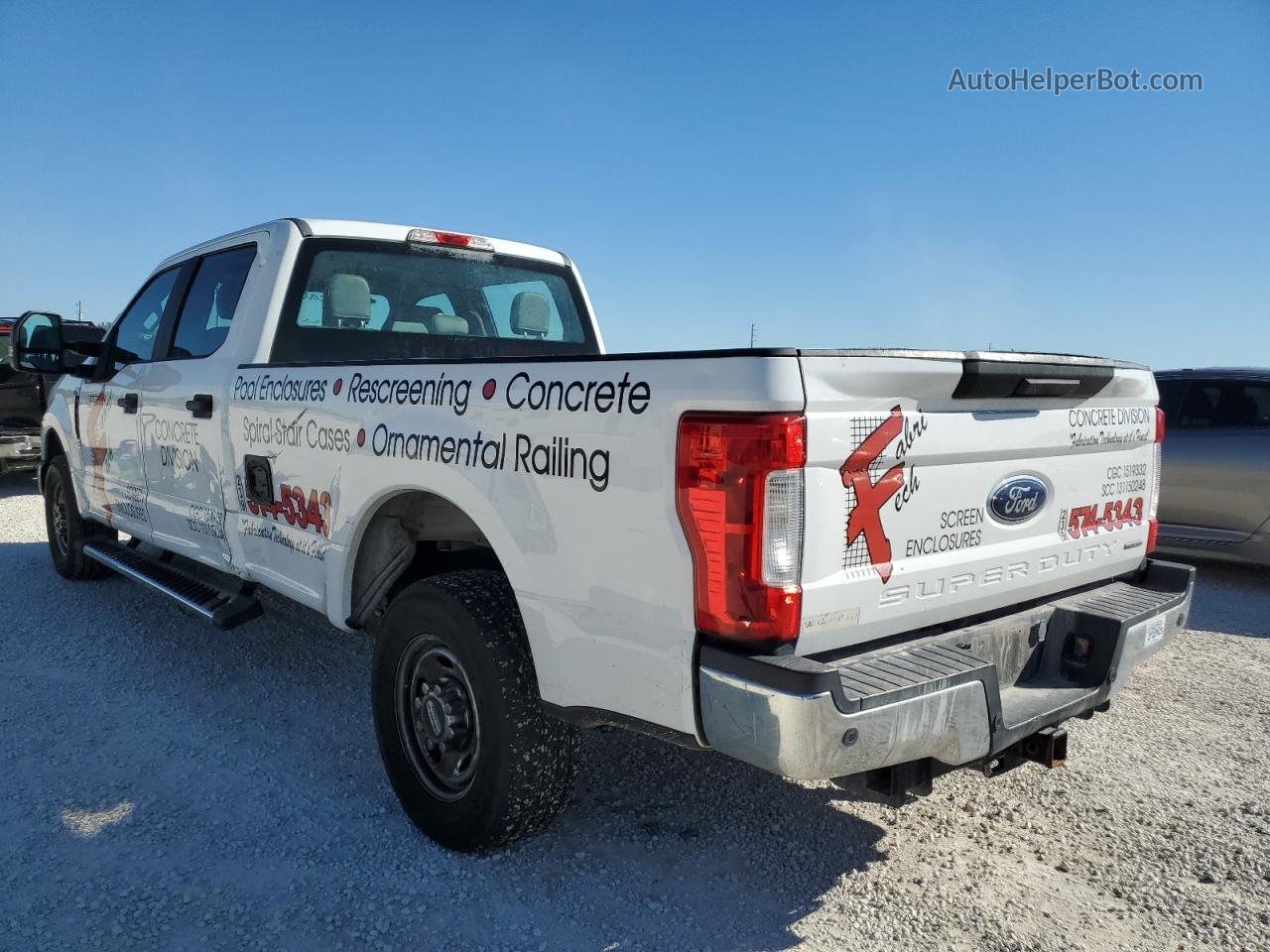 2017 Ford F350 Super Duty White vin: 1FT8W3A65HEB79544