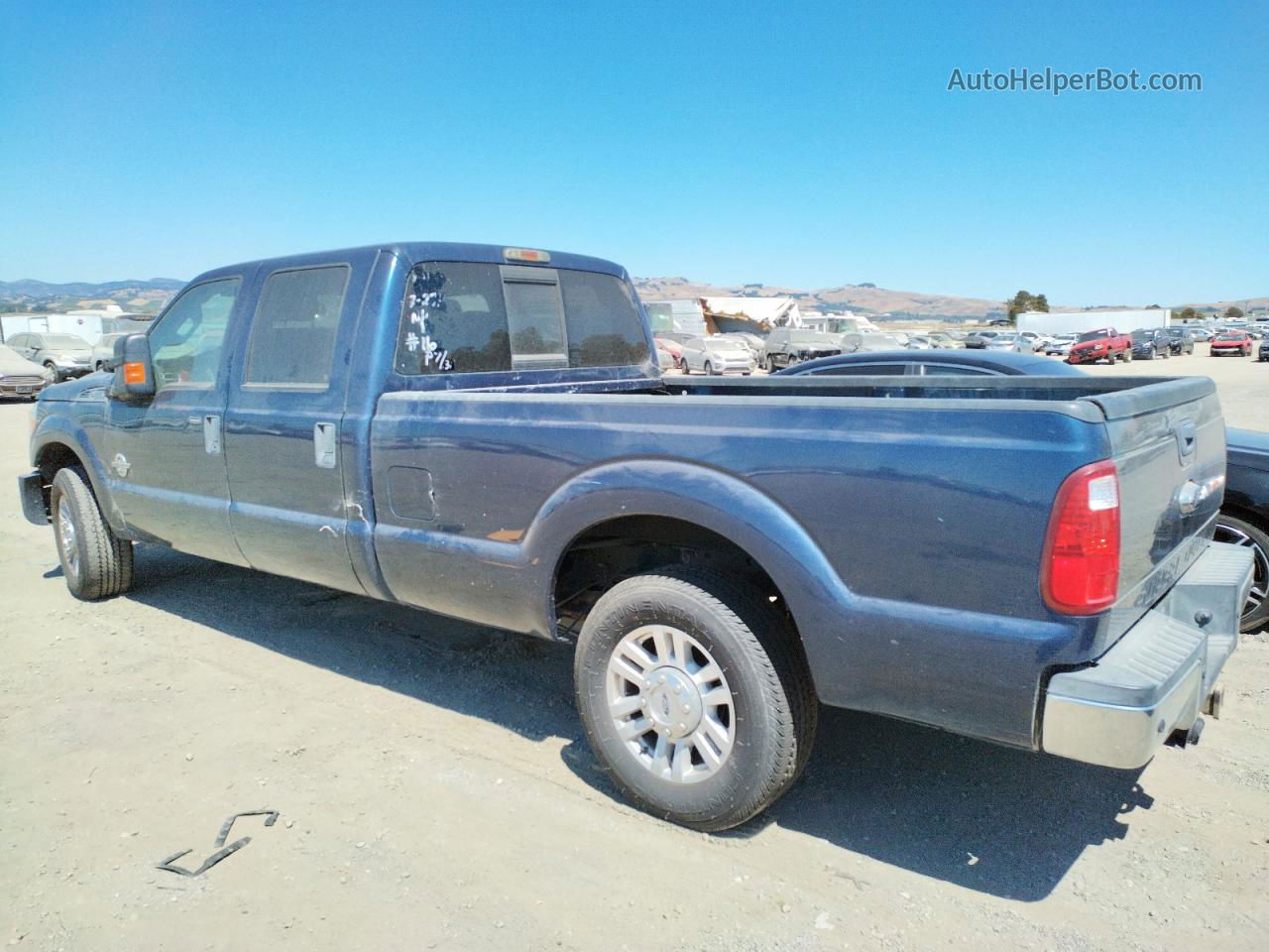 2014 Ford F350 Super Duty Blue vin: 1FT8W3AT1EEB64119