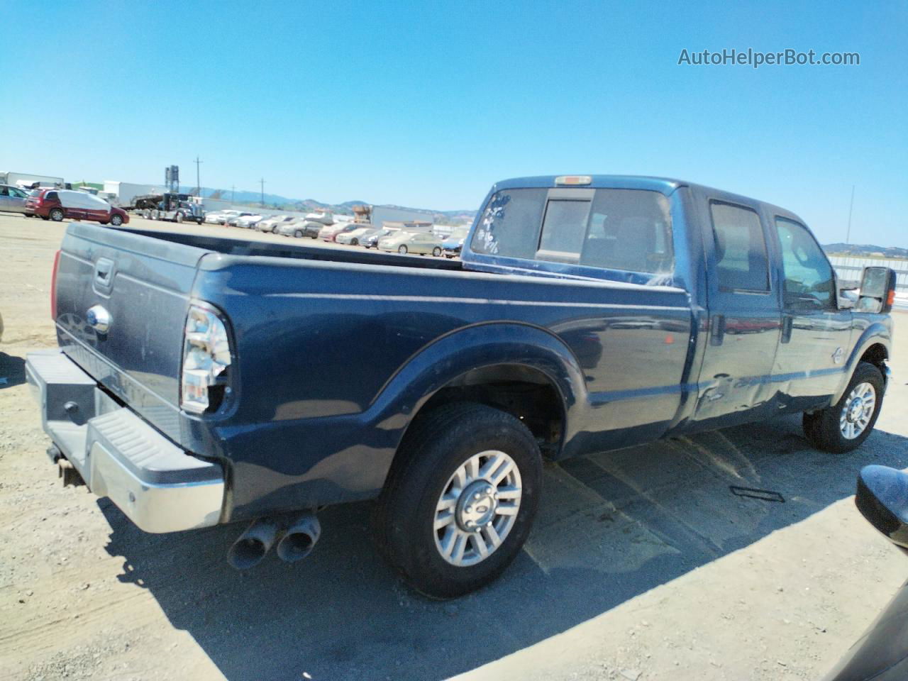 2014 Ford F350 Super Duty Blue vin: 1FT8W3AT1EEB64119